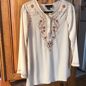 Tunic with lovely embroidery